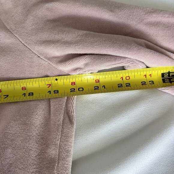 Victoria's Secret VS Velour Long Sleeve Tulip Back Top Bottoms Womens Medium - Picture 3 of 12